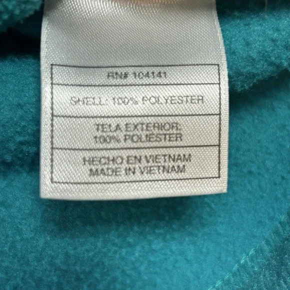 Nike ACG Fleece Womens Medium Teal Fit Therma Full Zip Cozy Vintage - Picture 10 of 10